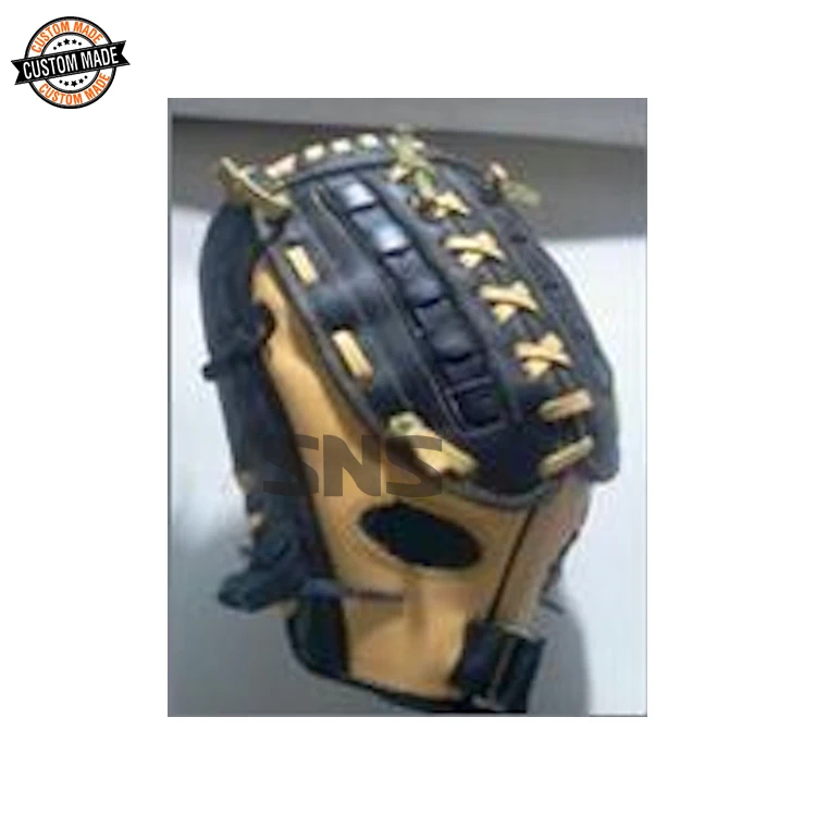 Best Quality Wholesale Customized Sports Professional Non-Slip Natural Leather Pro Baseball Glove at Competitive Price