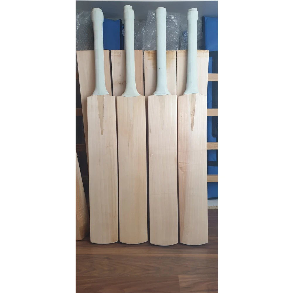 Hand Crafted Long Cane Handle Hard Ball English Willow Cricket Bats / English Willow Cricket Bats Light Weight Bats
