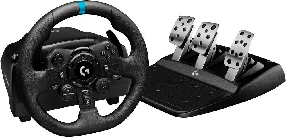 Discount Price Logitech G923 Racing Wheel and Pedals for PS5, PS4 and PC