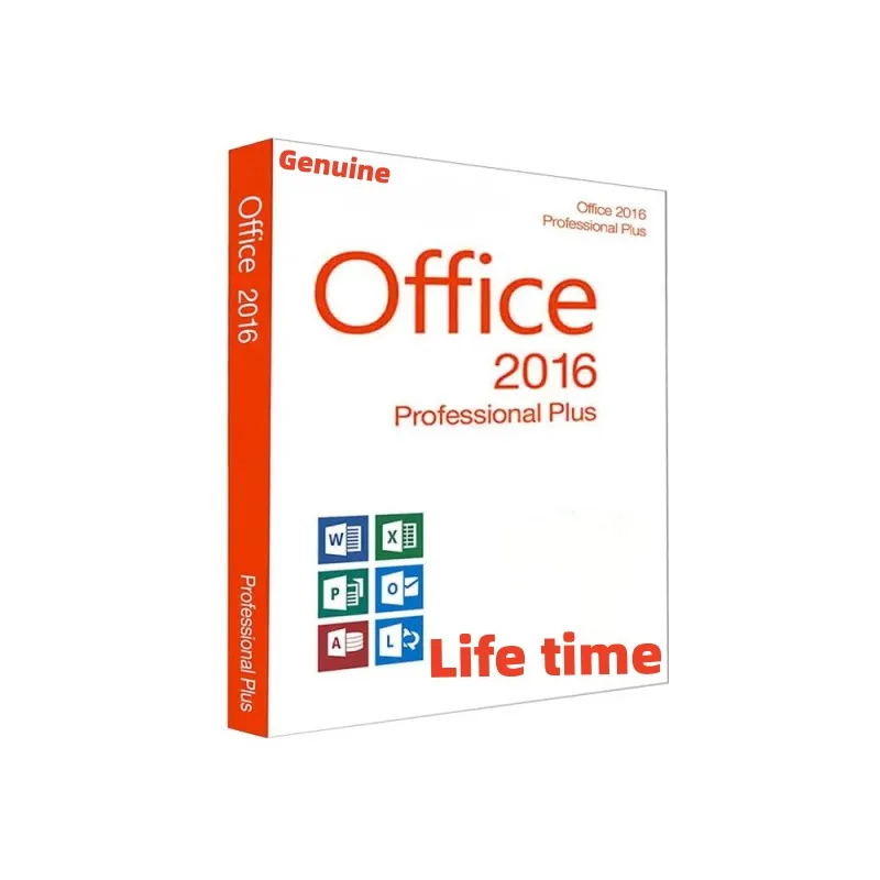 Подлинный офисный 2016 Профессиональный плюс розничный ключ активации онлайн Pro License 2016pp для Win 10 отправить по электронной