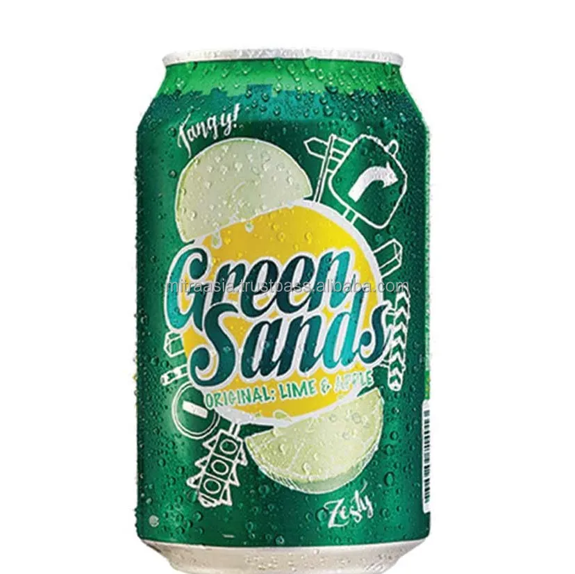 GREEN SANDS CARBONATED SODA DRINK 330ML