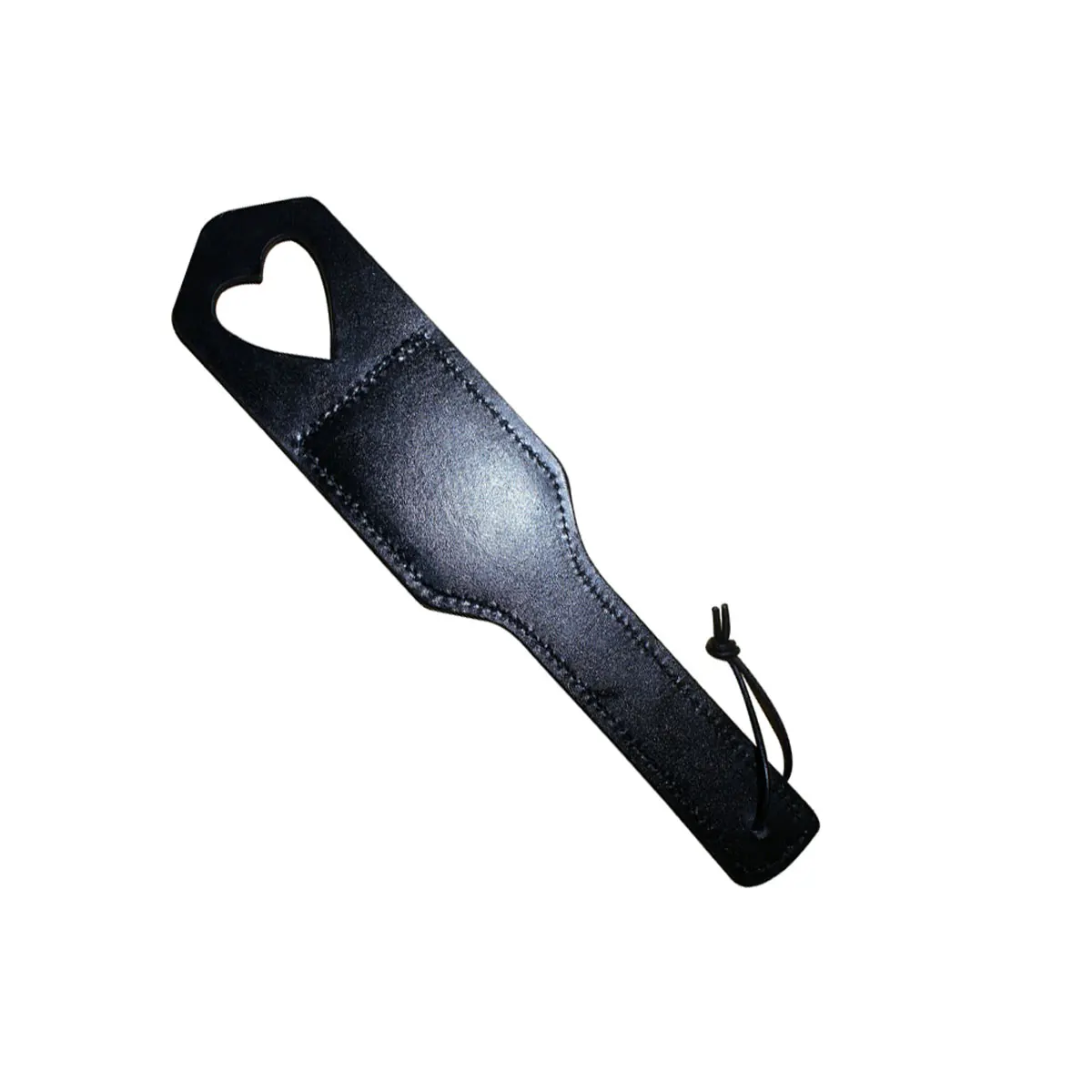 HMB-605C Genuine Leather Bondage Paddle Whip Bullwhip for Costume Roleplay and BDSM Play