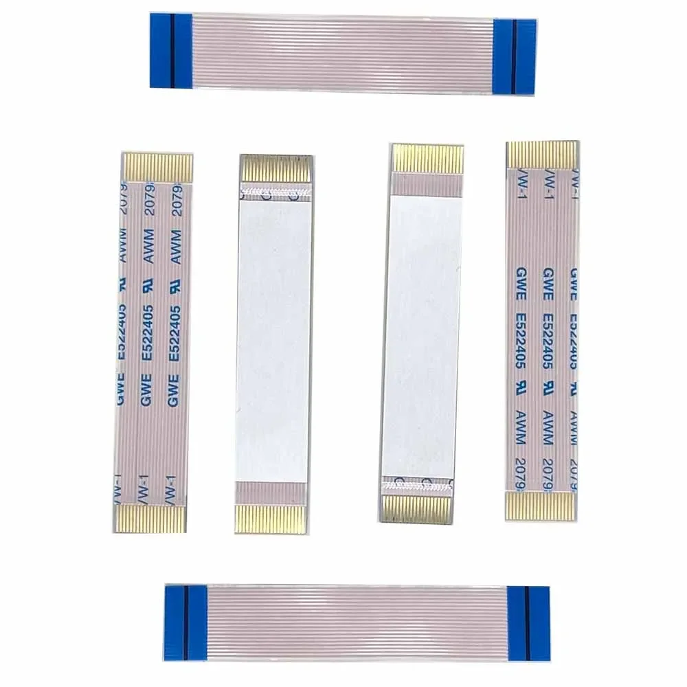 FPC FFC Ribbon Flexible Flat Cable 4/6/8/10/12/14/16/18/20 Pin Pitch 0.5MM 1.0MM A-Type Wire Length 6/10/15/20/25/30/40 CM