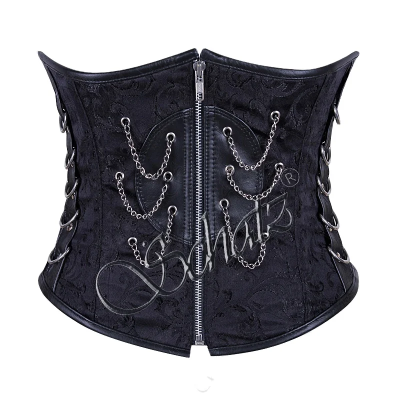 Женский высококачественный трехслойный корсет из парчи под грудью новый модный дышащий для тела Шелковый логотип настраиваемый