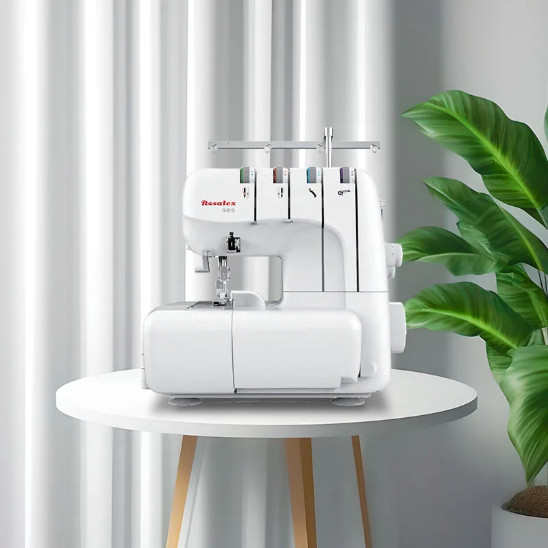 Rosatex Rs-325 Portable High-Speed Homeuse 1200rpm Domestic Overlock Sewing Machine