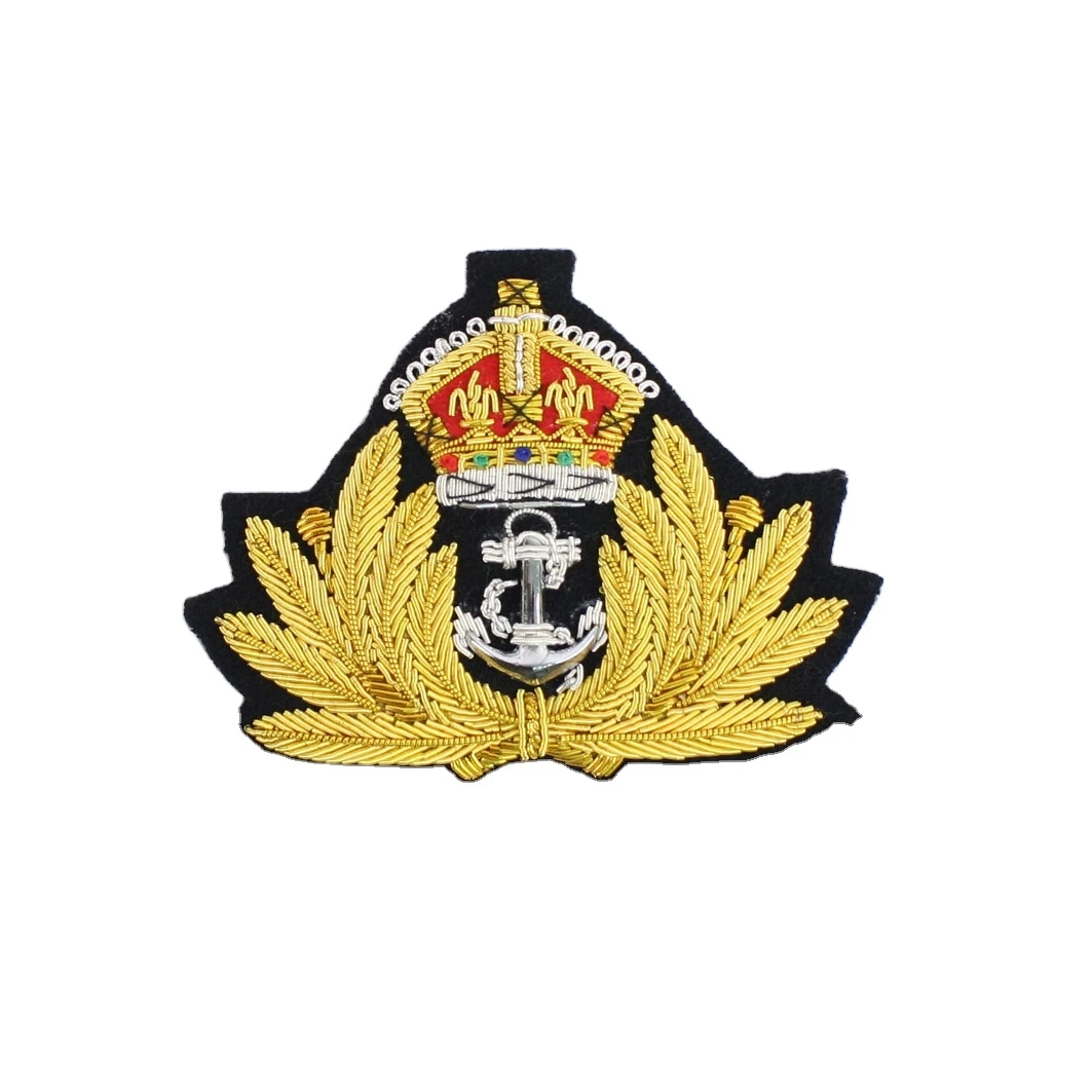 Cap badges embroidered rotary  club badges, war badges, civil war bullion insignias