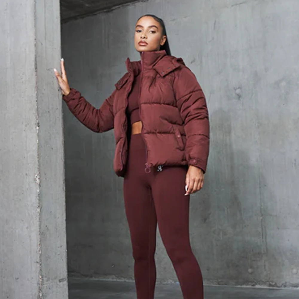 High Quality Winter Long Sleeve Keep Warm Plus Size Short Style Women Bubble Puffer Down Jacket