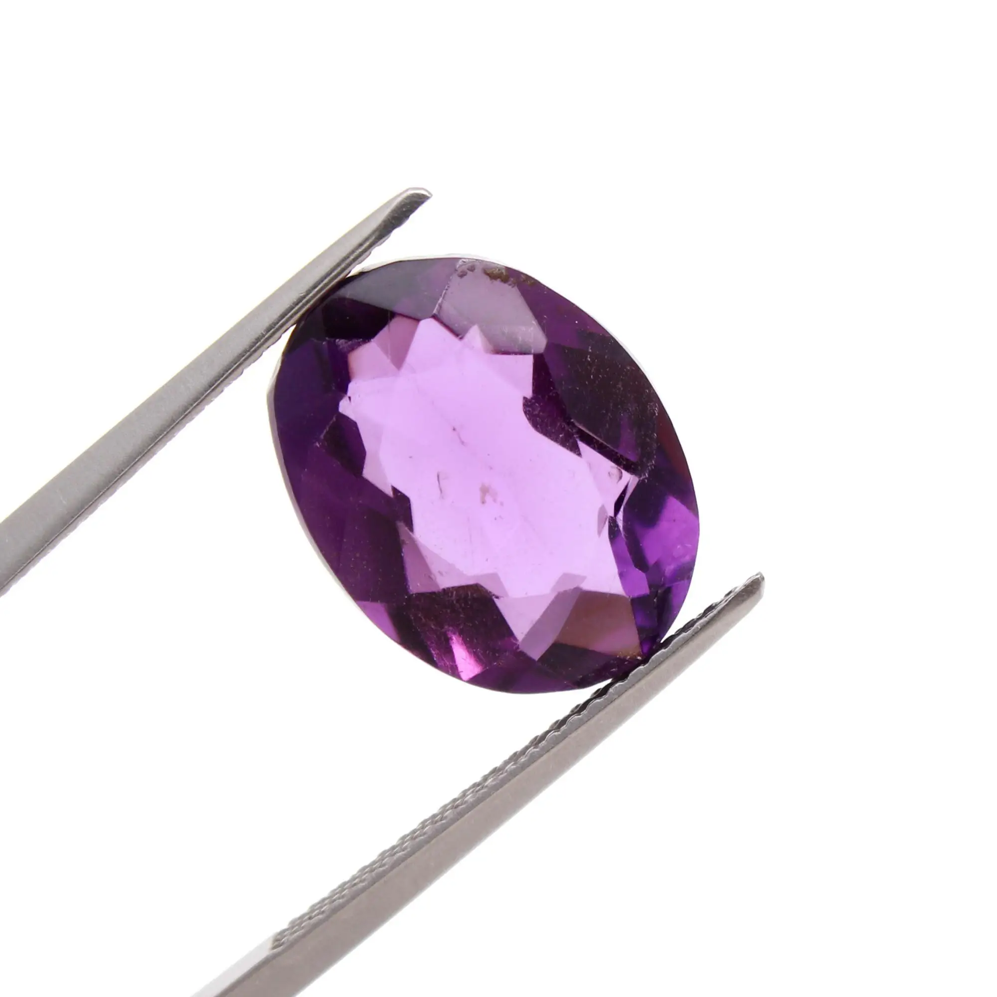 4x3mm Natural Amethyst Faceted Oval Gemstone DIY Jewelry Making Fine Quality Semi Precious Stone Natural Brazilian Amethyst