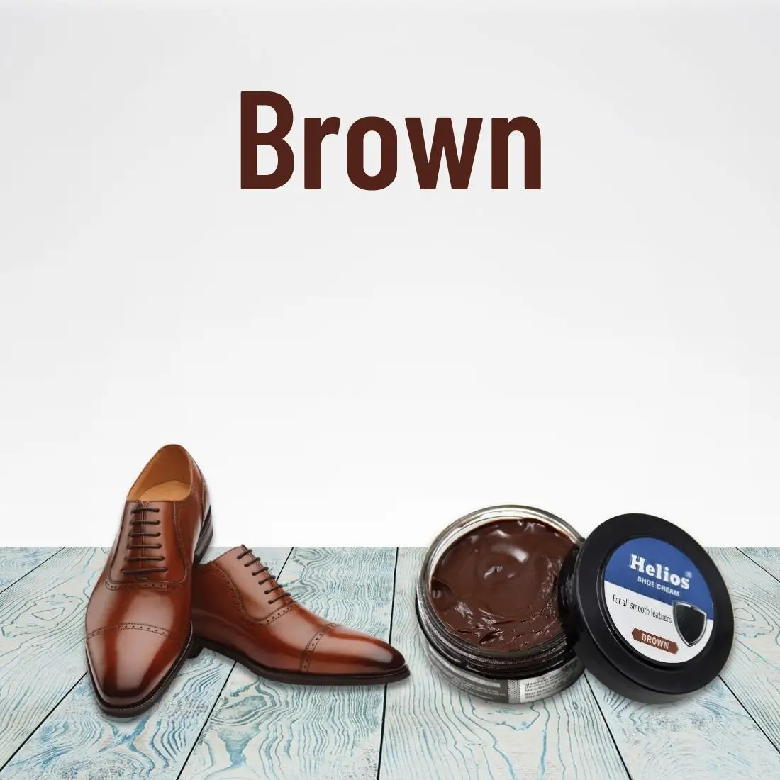 Helious From India Manufacturer Suppliers Of Shoe Cream Jar White 48 GM For Leather Shoe Shining Remove Dirt Stains