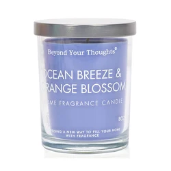 wholesale 8oz 50 Hours Burn Time Ocean Orange Blossom Vanilla Jasmine Pear Ginger Woody Notes Musk luxury scented candles