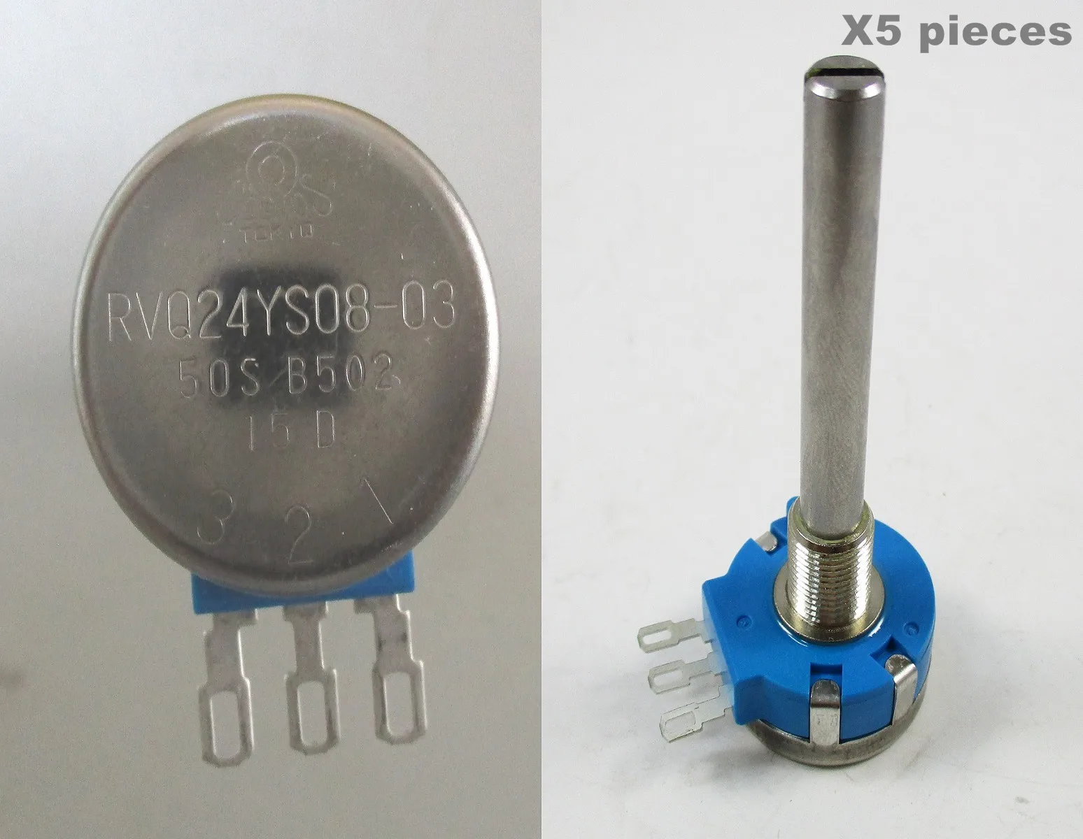 5PCS-TOCOS Potentiometer 5KVR RVQ24YS08 03 50S 50mm Shoprider Mobility Scooters old people scooters handicapped mobility
