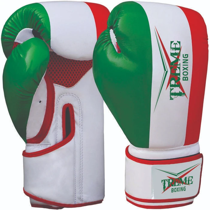 Professional Fighting High Quality PU Leather Training Boxing Gloves, Punching sparring gloves Adjustable Wrist Strap Gloves