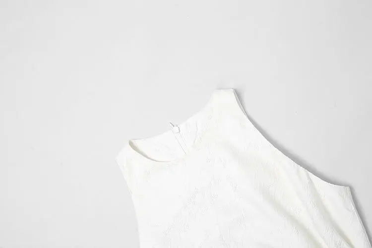 Whole sale best seller design Fancy elegant white dress for lady