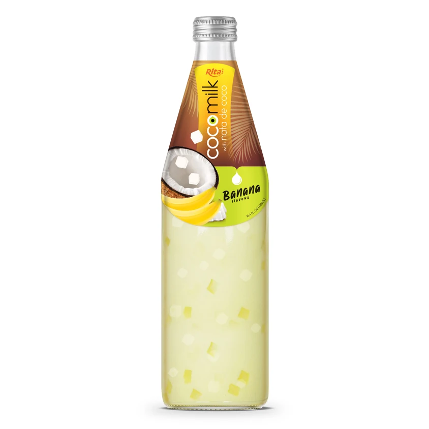 485 мл напиток из кокосового молока Рита с Nata De Coco банановым вкусом поставщик напитков во Вьетнаме высококачественный