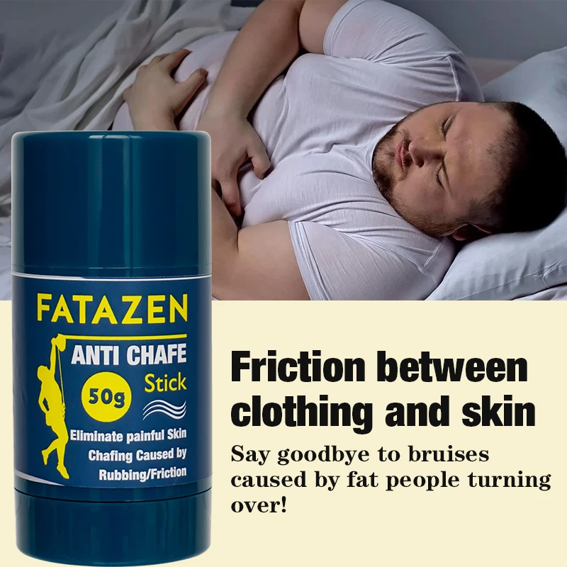 FATAZEN Natural Organic Private Label Anti-Chafe Stick For Thigh Rescue Balm Body Glide Chamois Butters Assos Chub Rub Stick