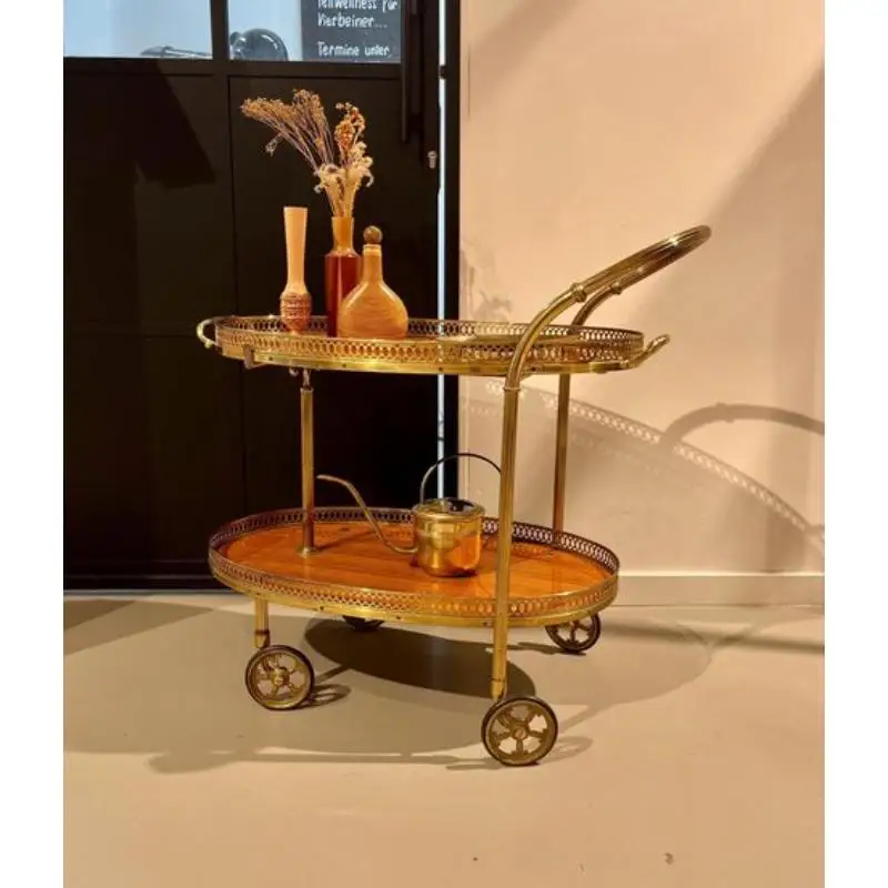 New indian  handicraft premium quality galvanized serving tray with stand customized shape & size with foldable stand