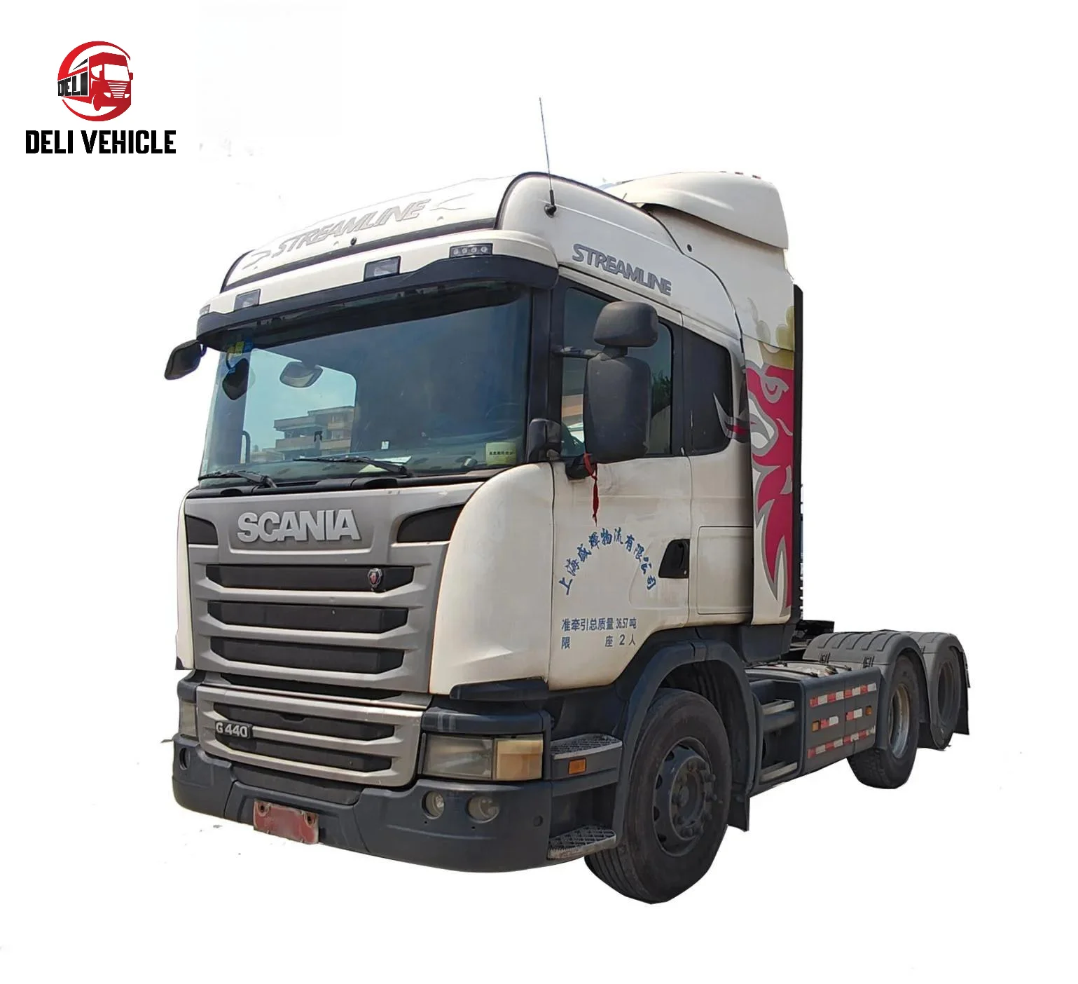 Подержанный прицеп для грузовика SCANIA G440 6x2 тягач