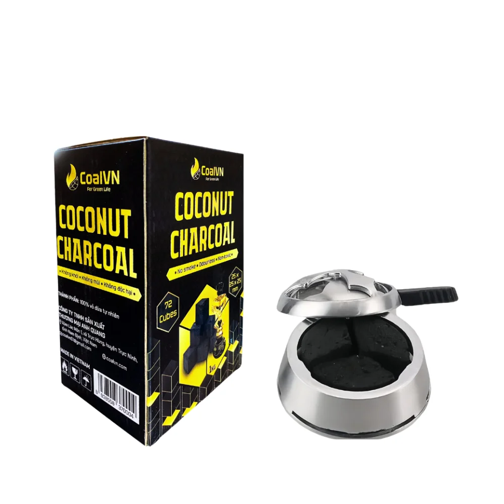 CoalVN Upgrade Your Hookah Shisha Sessions With Clean Burning Long Lasting Coconut Charcoal