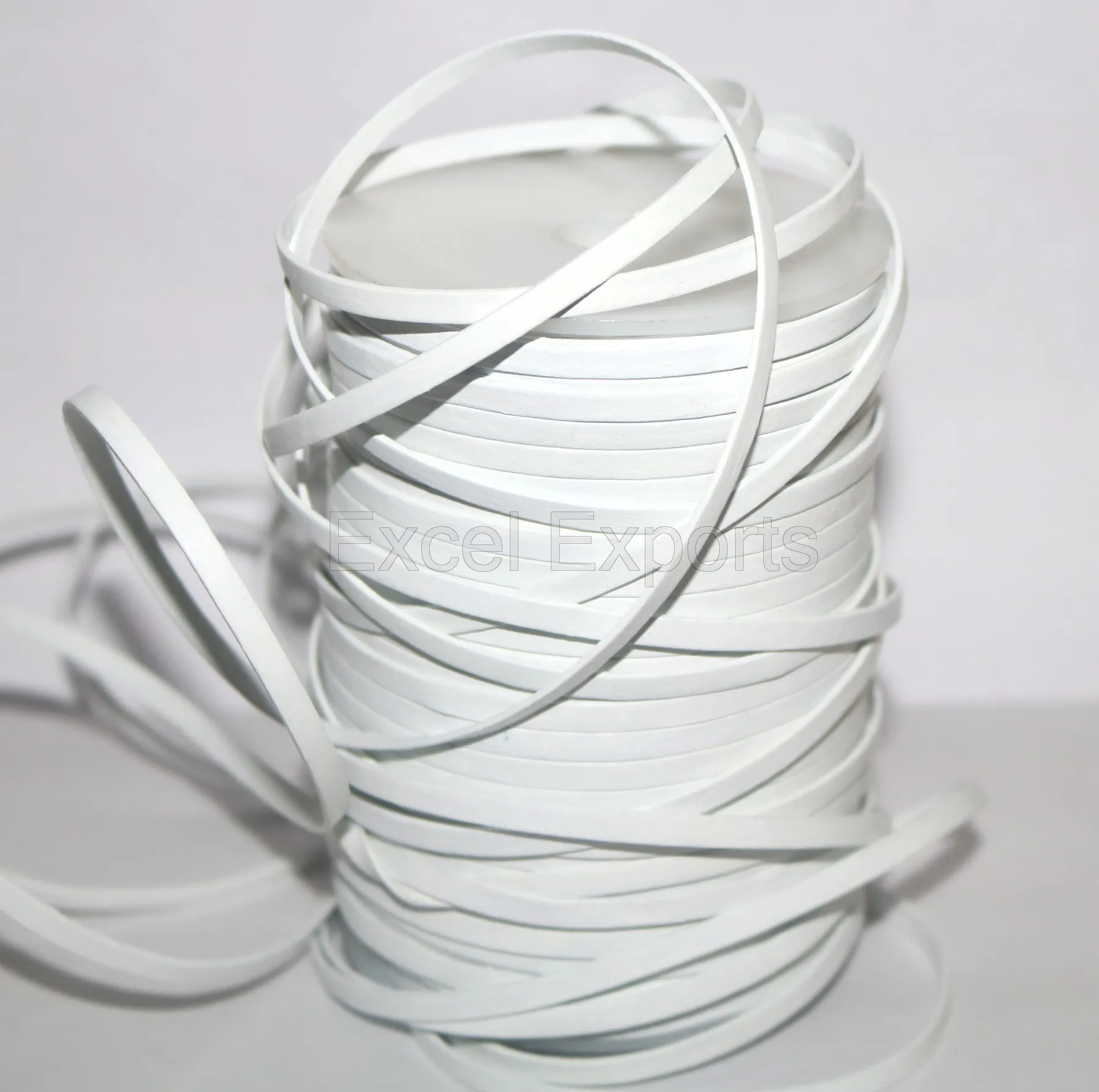 Flat Leather Lace for Bracelet Necklaces DIY Craft Genuine Leather String for Jewellery Making 3MM 4MM 5MM metallic colors