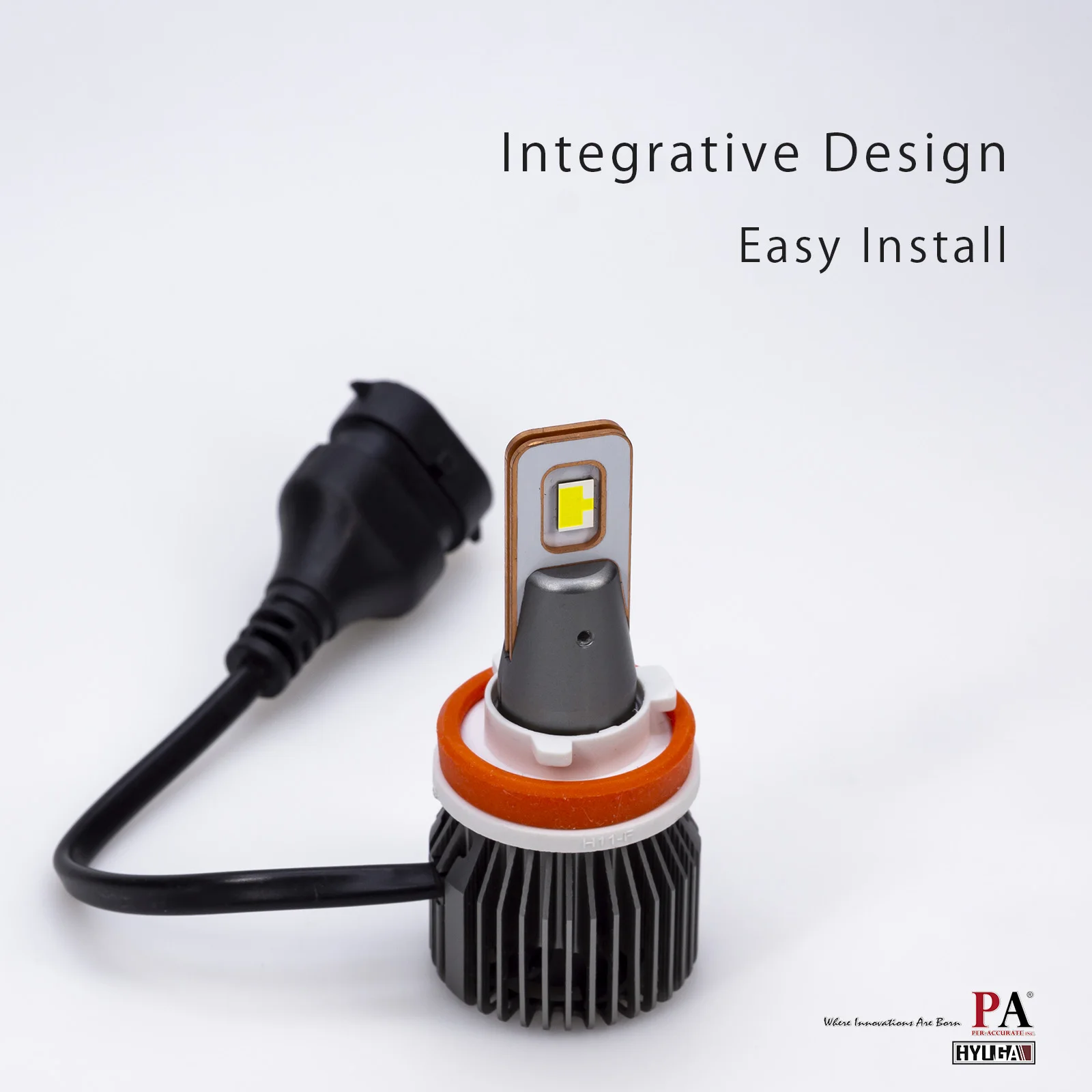 Fog Light Headlight LED 60W High Power  Integrative Design White 6000LM U623 H1/ H3/ H7/ H8/ H9/ H11/ 9005/ 9006/ 9012