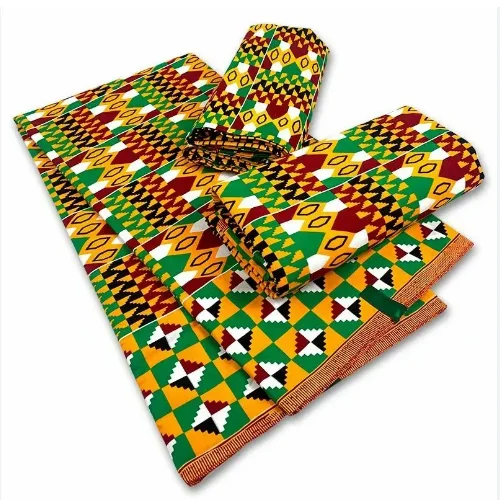 Customized Colorful Ankara Java and Hollandais Style Fabric African Wax Print Cotton Fabric for T-shirt