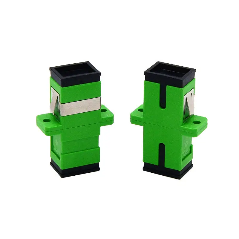 FTTH SC APC Single Mode Unflange Adapters Optical Fiber Optic Connector Simplex Fiber Optic Adaptor