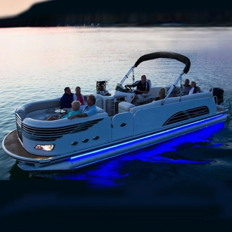 CE Certificate High Quality Floating Speed Pontoon Boat Luxury Yacht Leisure Activities Boat with Customized Interiors