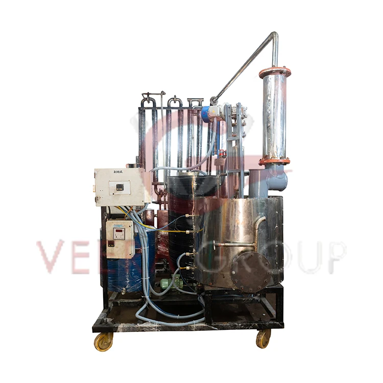 High-Efficiency Veera MD40C Molecular Distillation Machine Converts Waste Oil to Diesel for Refineries and Farms