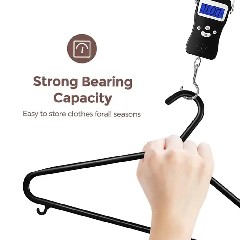 Hot Sale Wholesale Luxury Black Plastic Shirt Tube Hanger With Hooks