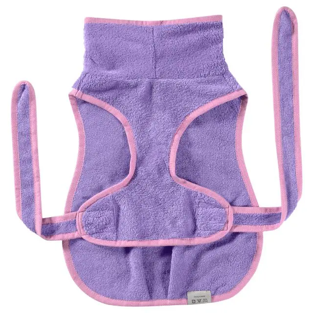 BambooLux Soft and Super Absorbent Dog Bathrobe