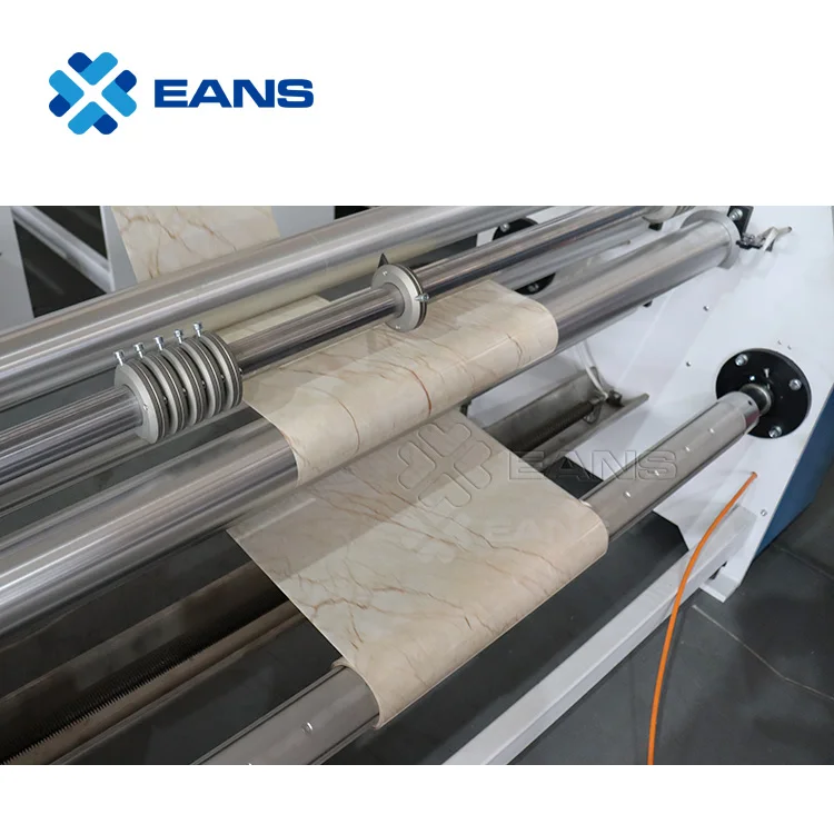 WPC PVC Fluted Louver Wall Panel Roll Film Paper Slitting Cutting Machine