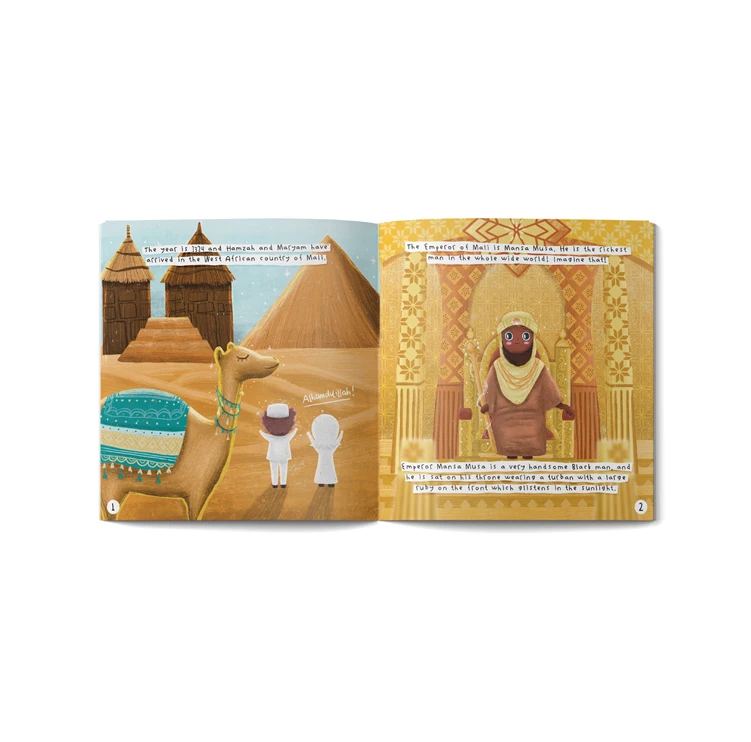 Manufacturer of Children Islamic Story Book for Education Hajj with Emperor Mansa Musa at Wholesale Market Price