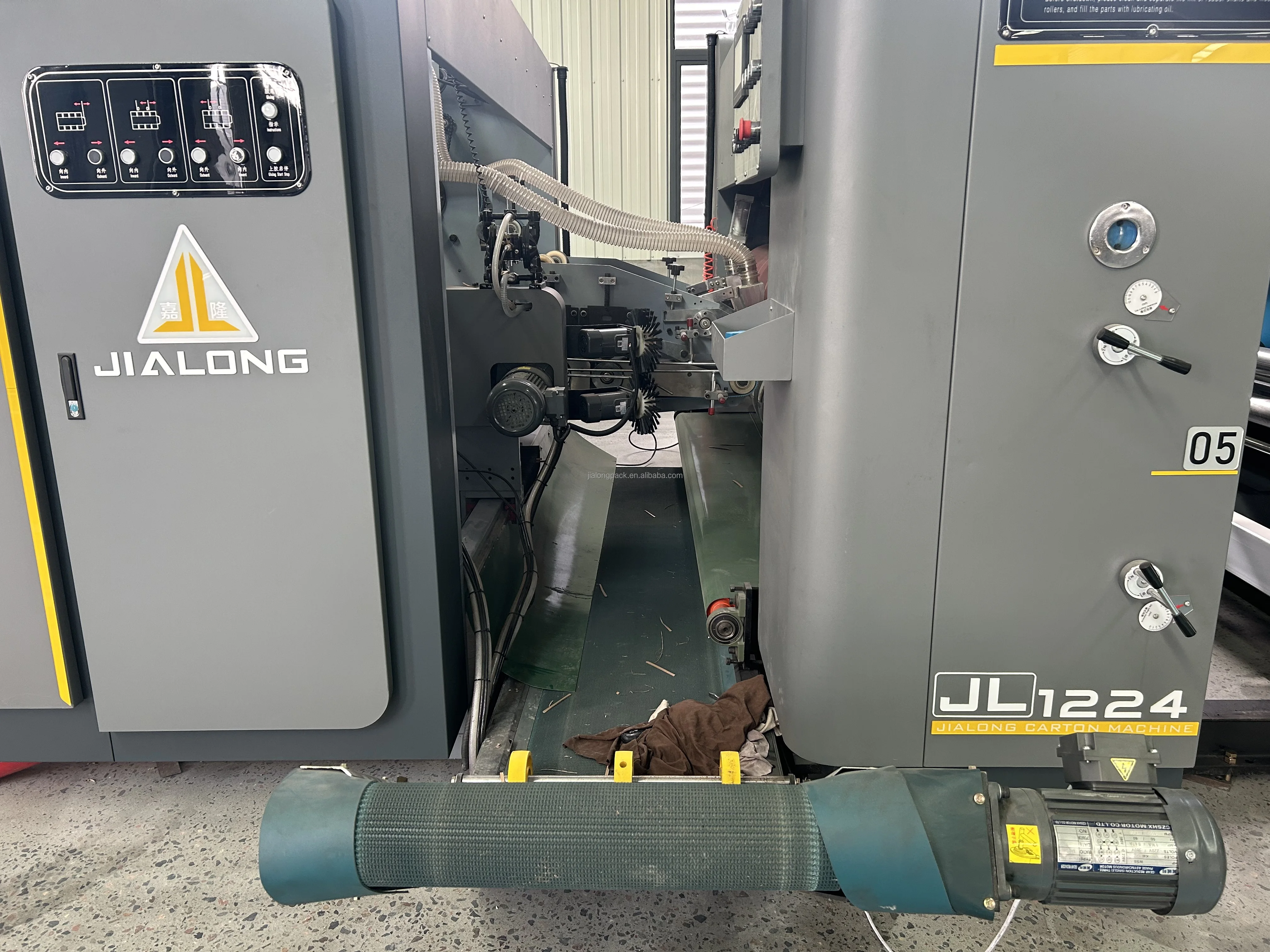 High quality FFG flexo printer slotter rotary die cutter in line folder gluer and automatic bundling machine