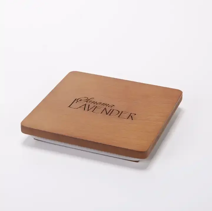 Hot Selling Custom Essential Oil Scented Jars with Smooth Sanding and Coating Wood Lid Support Engraving Logo DIY Art Style