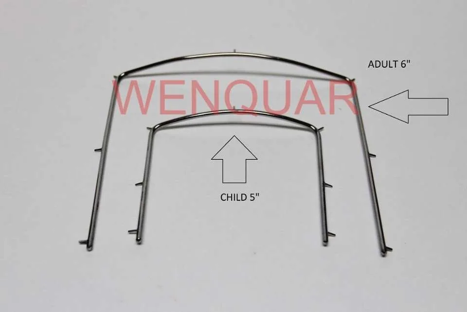 Новый высококачественный зубоврачебный резиновый каркас для детской арки 5 дюймов эндодонтическая нержавеющая сталь