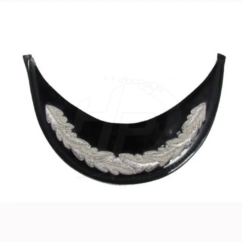 Bullion Visors & Peaks for Peaked Hats Custom Made Bullion Peaks