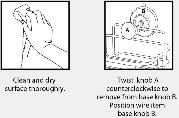 La Arco Suction Cup Bath Towel Holder Towel Bar