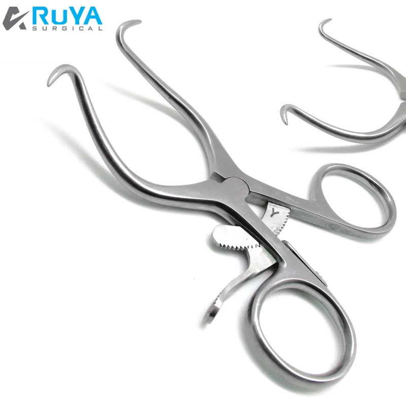 Surgical Orthopedic Plastic Surgery Instruments GELPI Perineal Self Retaining Retractors 1x1 Sharp Prongs 18 Cm CE ISO