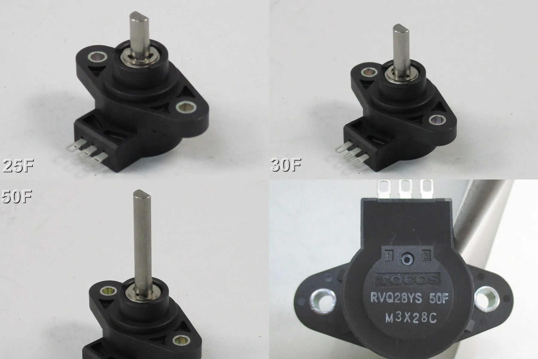 1 order=20 pcs TOCOS RVQ28YS 30F Throttle Pot Potentiomater for mobility scooters Scootmobiel parts supplier from Taiwan