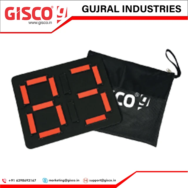 Light-Weight Soccer Substitution Board Custom Logo Printed on Plastic PVC Rubber PU Materials Size 5