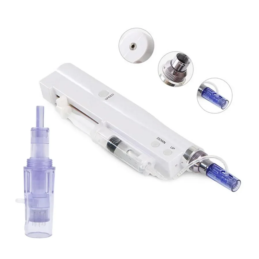 9/12/24/36/42 Pins/ nano Mini Mesotherapy Needles Injection Gun Face Whitening Meso Gun Dermapen Needles
