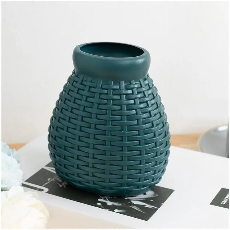 Glass Flowers Vase vaso ceramic Luxury Ceramic Black Silicone Acrylic Metal Centerpiece Clear And Porcelain Wholesale Fish Vase