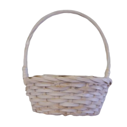 Reasonable price White Bamboo basket colorful high quality Woven storage basket multi usage made from Vietnam