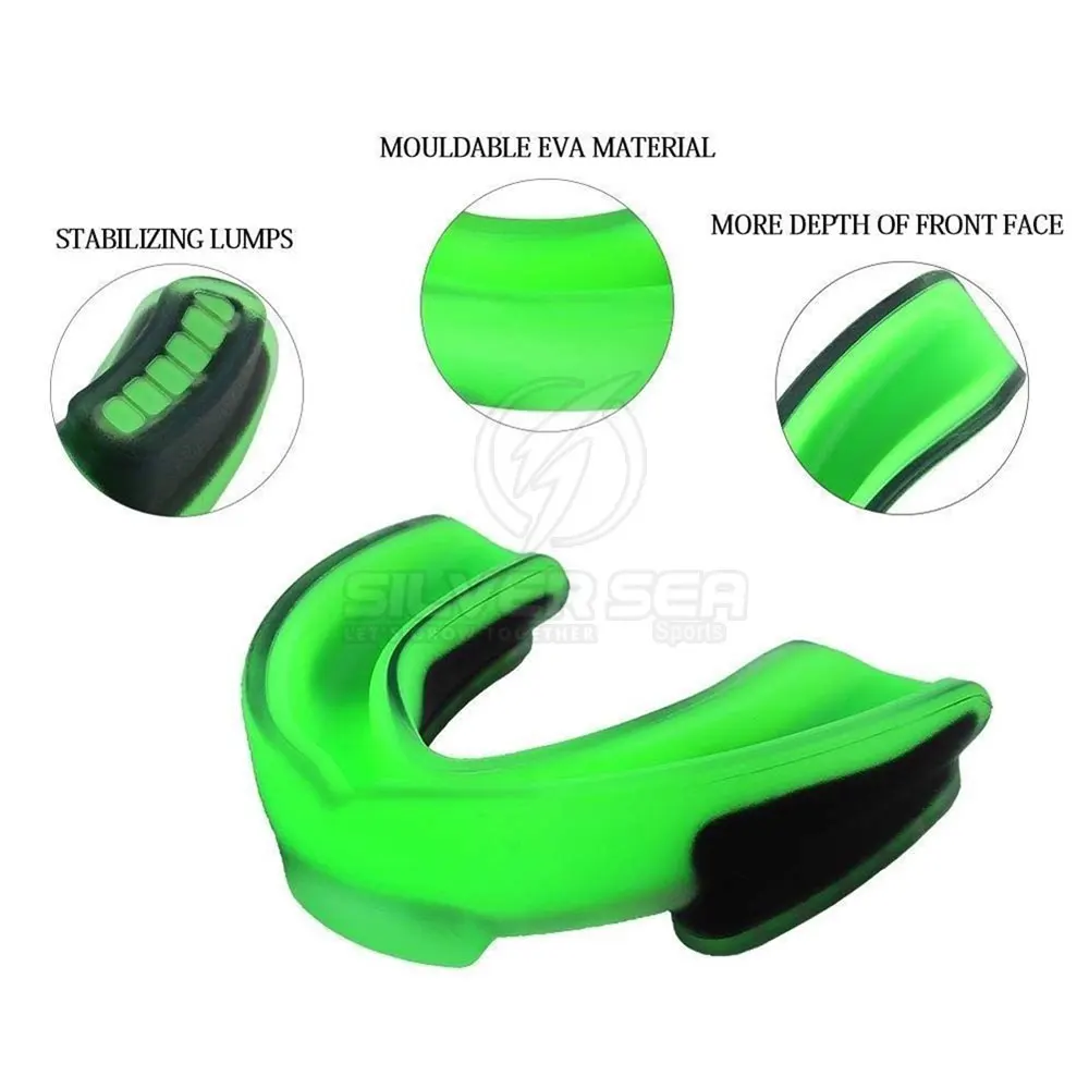 Heavy Duty  Mouth Guard Material Hardest Impacts Comfortable Fit Mold Forms Mouth Guard Suitable For All Contact Sports