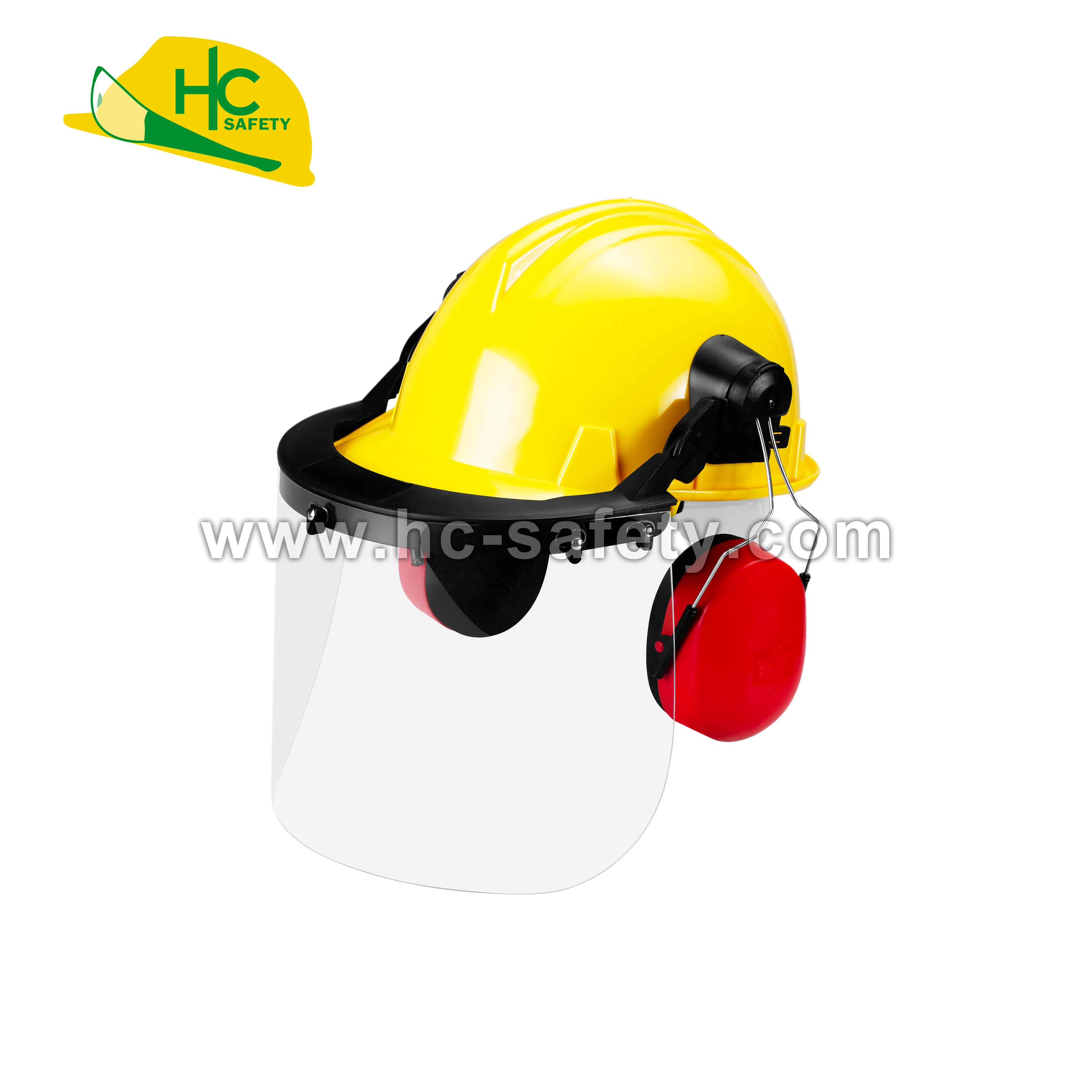 H101-PC Safety Helmet Face Shield Earmuffs Head Safety Gear construction  hard hats