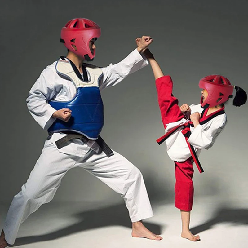 Most Demanded OEM Taekwondo WKF ITF Karate Taekwondo Helmet Head Gear MMA Martial Arts Head Guard Protector Face Shield Mask