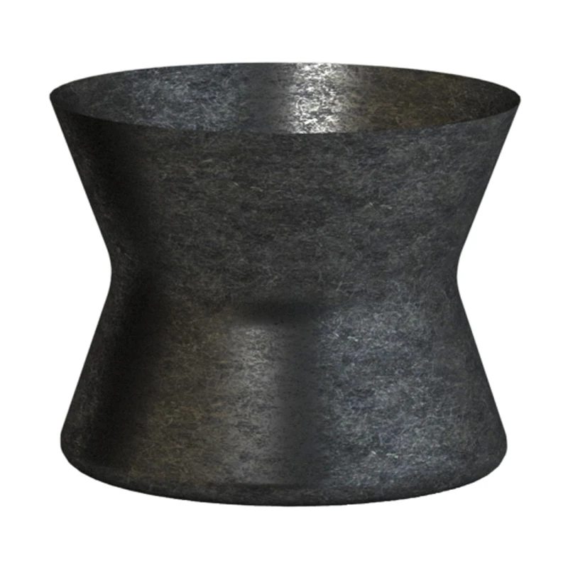 Красивая дизайнерская металлическая плантатор круглой формы мертвый матовый черный цвет с порошковым покрытием современные горшки декоративные садовые оптом