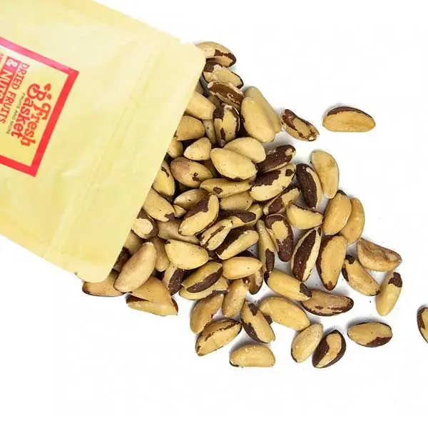 Dried raw natural brazilian nuts 1Kg / Bulk supply Brazil nuts for food