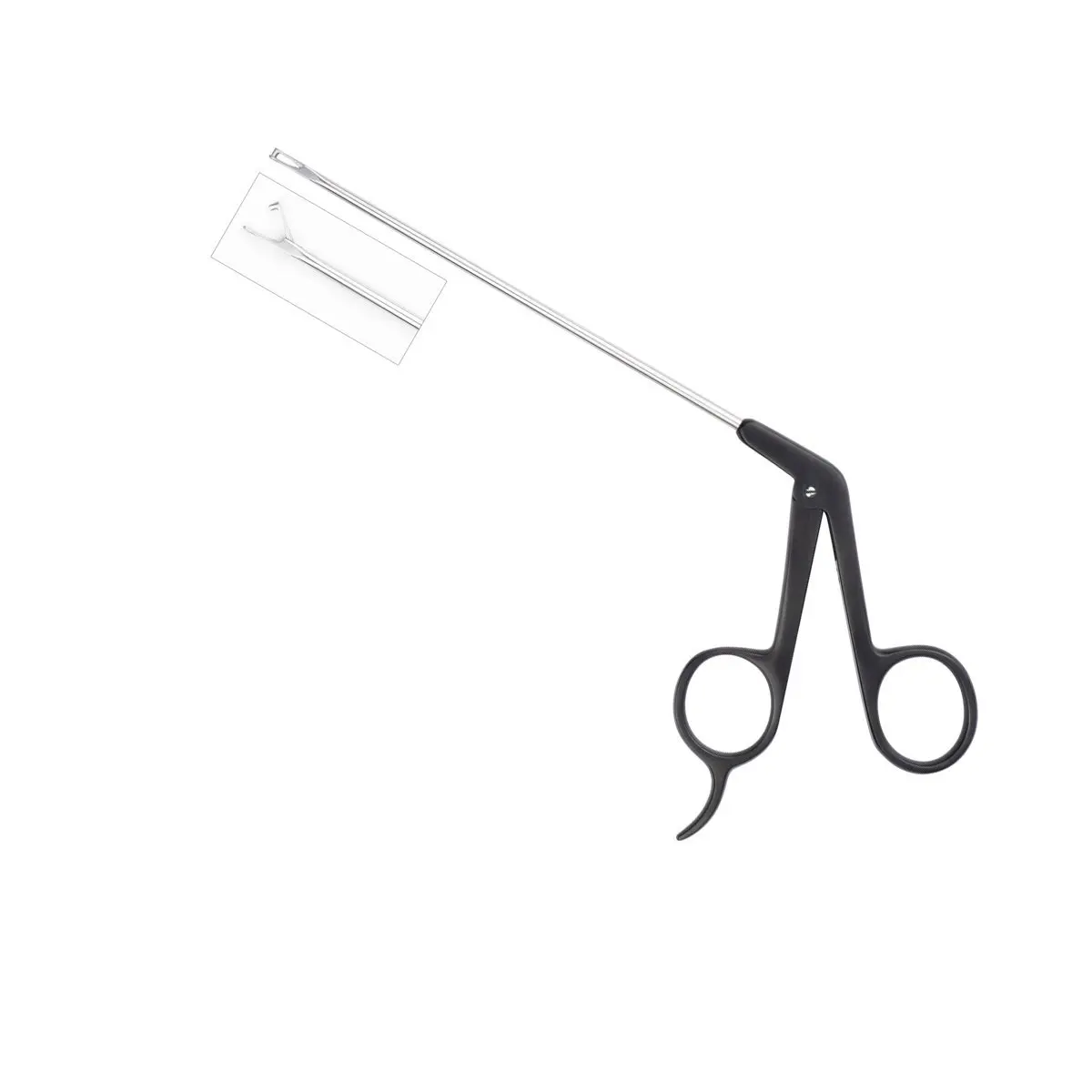 FIBER TAPE SUTURE FORCEPS / Suture Retrieverm/Tissue Grasper with SR Handle