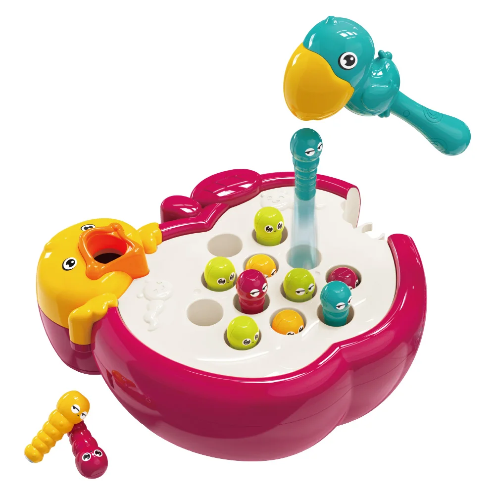 Монтессори, развивающая детская игрушка для рыбалки, Интерактивная Магнитная настольная игра с червями для детей